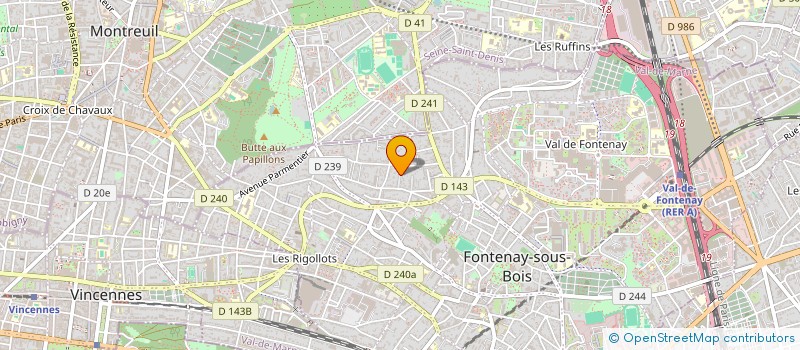 localisation de l'entreprise ZEDRIMETIM à FONTENAY-SOUS-BOIS