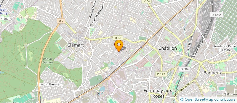 localisation de l'entreprise ZEDTEK à CLAMART
