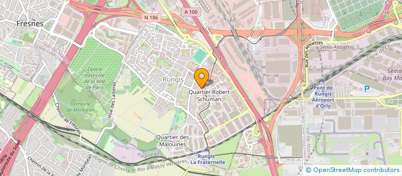 localisation de l'entreprise ZEENOVIA à RUNGIS