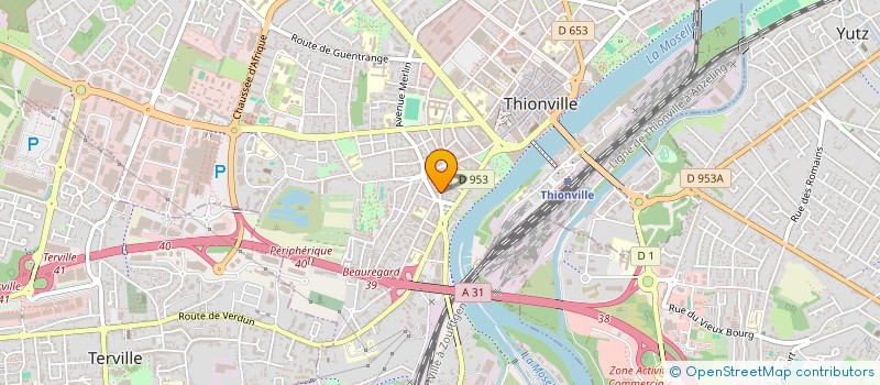 localisation de l'entreprise ZEEWOKES  THIONVILLE