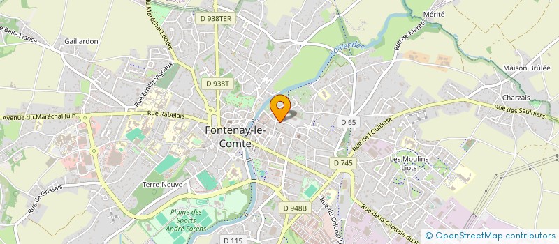localisation de l'entreprise ZEF  FONTENAY-LE-COMTE