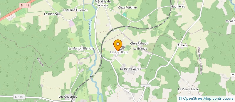 localisation de l'entreprise ZEF à BUNZAC