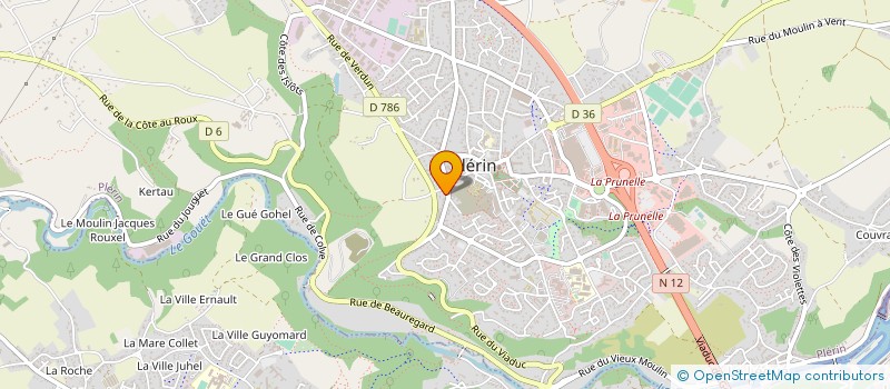 localisation de l'entreprise ZEF ET MER  PLERIN