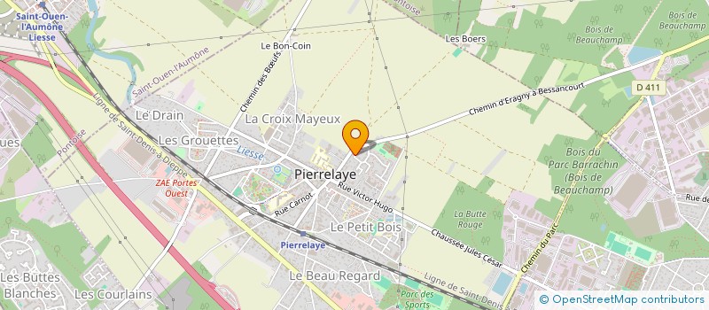 localisation de l'entreprise ZEF HOLDING  PIERRELAYE