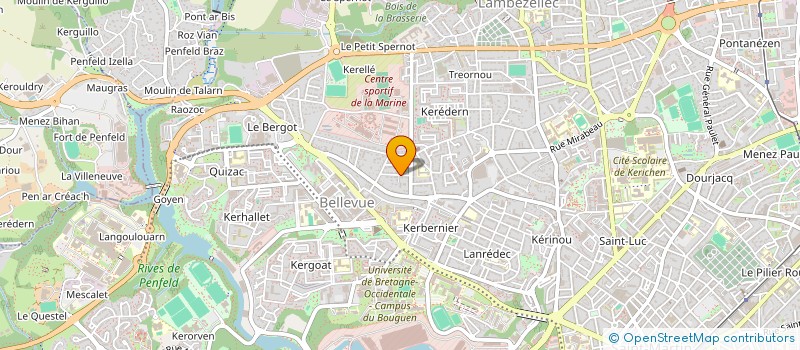 localisation de l'entreprise ZEF MUSIK ECOLE DE MUSIQUE à BREST