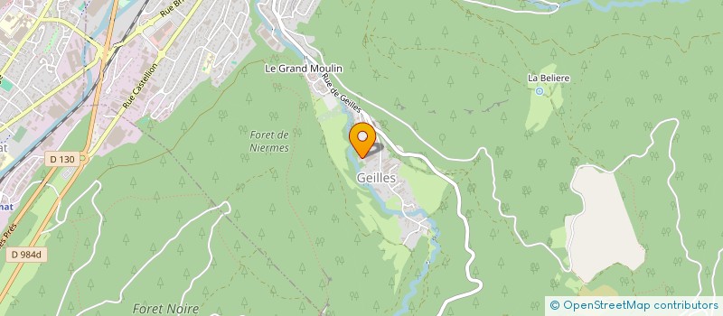 localisation de l'entreprise ZEFELEC à OYONNAX