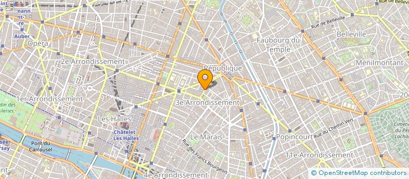 localisation de l'entreprise ZEFIR  PARIS