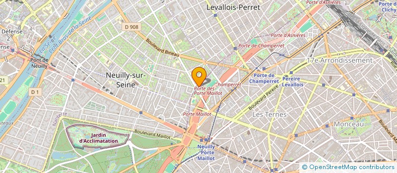 localisation de l'entreprise ZEFIR IN-FORMATION à NEUILLY-SUR-SEINE