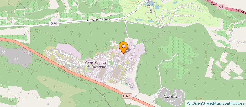 localisation de l'entreprise ZEFIX  BRIGNOLES