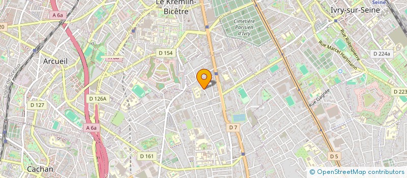 localisation de l'entreprise ZEFYRS à VILLEJUIF
