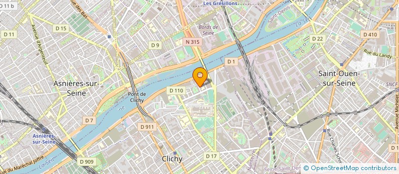 localisation de l'entreprise ZEG FAMILY à CLICHY