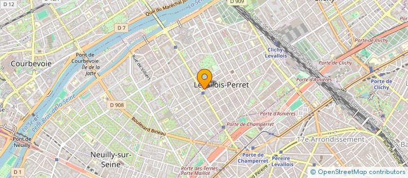 localisation de l'entreprise ZEGA à LEVALLOIS-PERRET