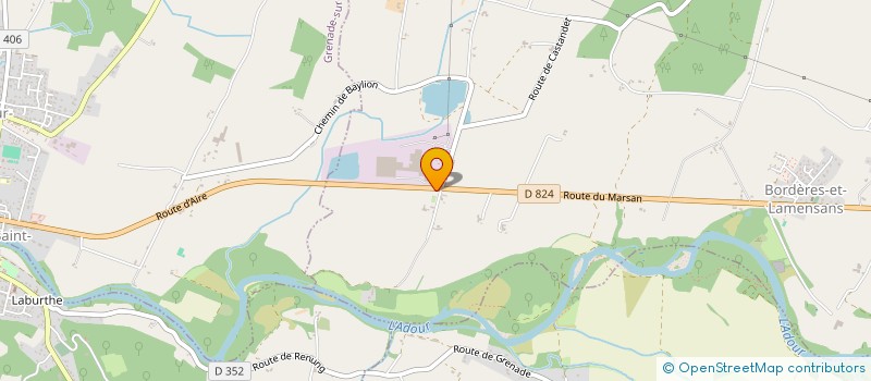 localisation de l'entreprise ZEGA  LE VIGNAU