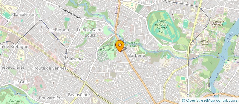 localisation de l'entreprise ZEGAL  NANTES