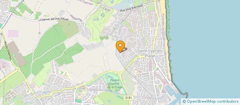 localisation de l'entreprise ZEGAMA  SAINT-CYPRIEN