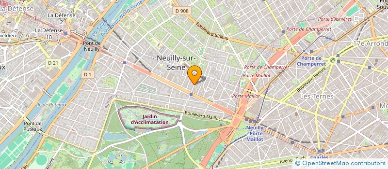 localisation de l'entreprise ZEHAVI à NEUILLY-SUR-SEINE