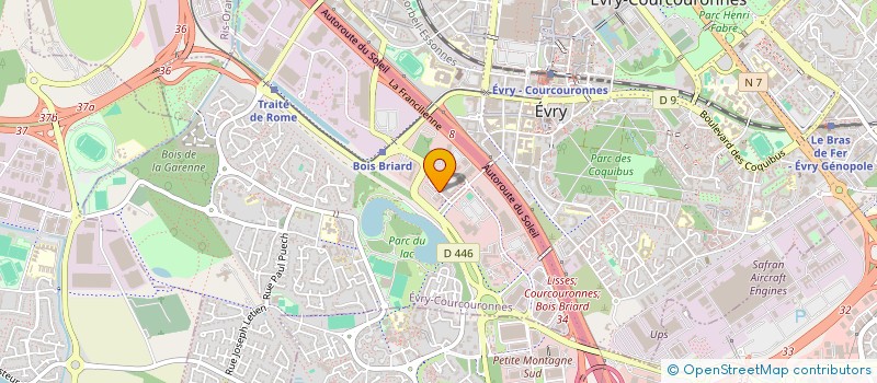localisation de l'entreprise ZEHNDER GROUP FRANCE à EVRY-COURCOURONNES