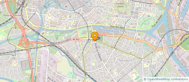 localisation de l'entreprise ZEID OPTIQUE à STRASBOURG