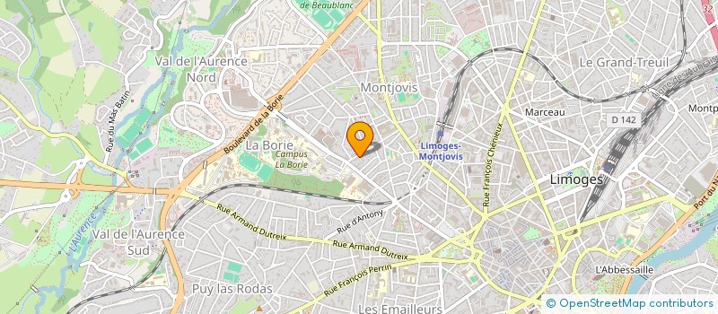 localisation de l'entreprise ZEINA à LIMOGES