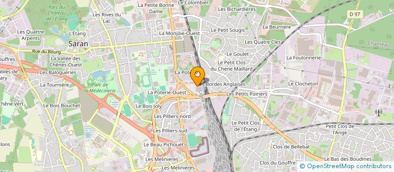 localisation de l'entreprise ZEINES  SARAN