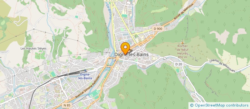 localisation de l'entreprise ZEITOUN à DIGNE-LES-BAINS