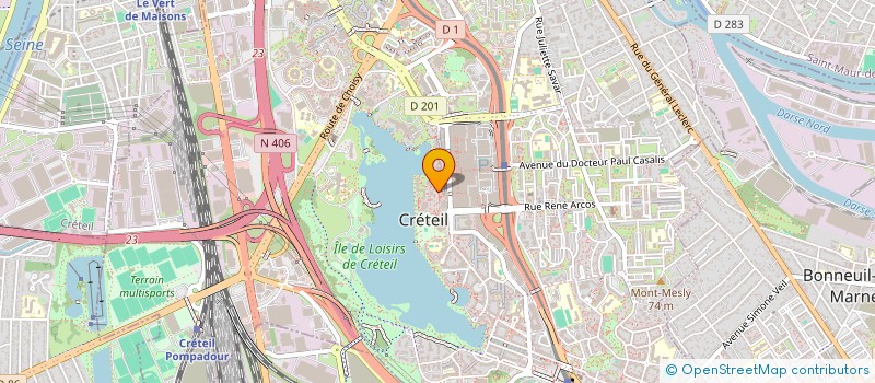 localisation de l'entreprise ZEITOUN HOLDING SPFPL  CRETEIL