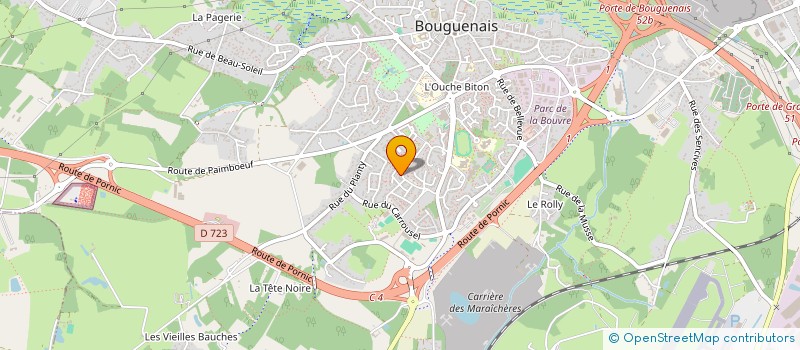 localisation de l'entreprise ZEKA BAT à BOUGUENAIS