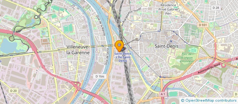 localisation de l'entreprise ZEKOVIC RENOVATION à SAINT-DENIS