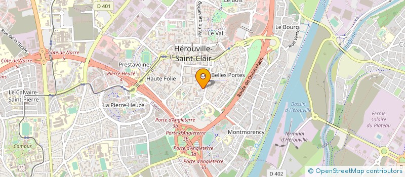 localisation de l'entreprise ZEKRE à HEROUVILLE SAINT CLAIR