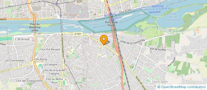 localisation de l'entreprise ZEL'IMMO  SAINT-JEAN-LE-BLANC