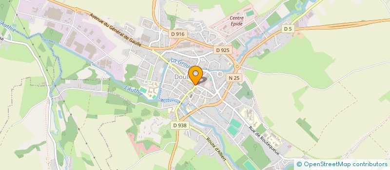 localisation de l'entreprise ZEL'IN  DOULLENS