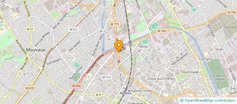 localisation de l'entreprise ZEL REVETEMENT DE SOLS  ROUBAIX