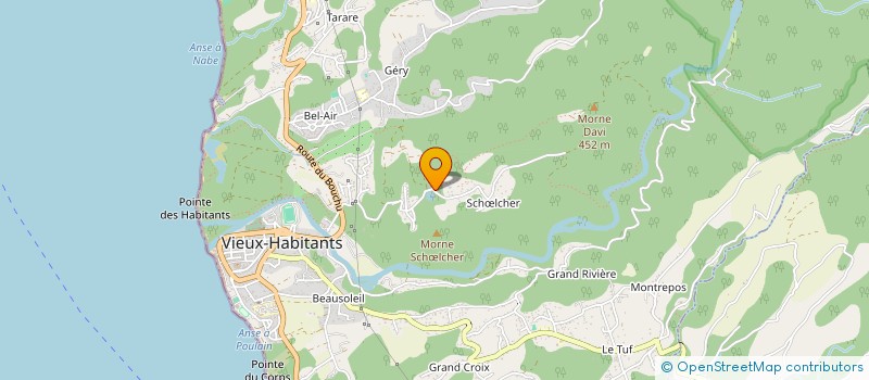 localisation de l'entreprise ZEL ZABITAN à VIEUX-HABITANTS