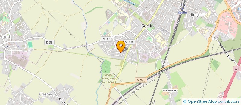 localisation de l'entreprise ZELAB  SECLIN