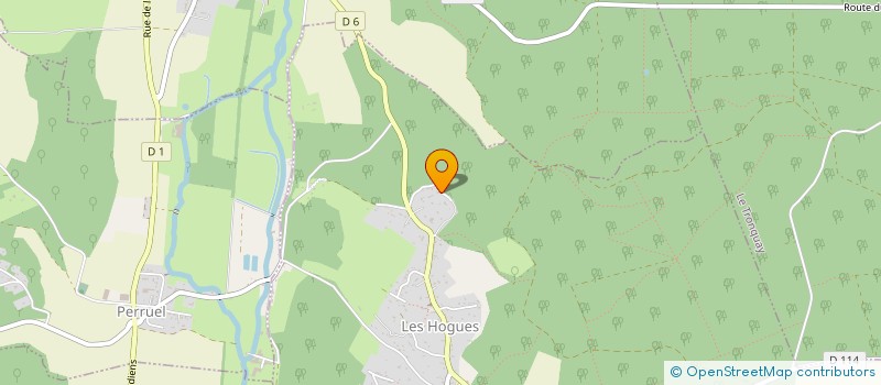 localisation de l'entreprise ZELAC  LES HOGUES