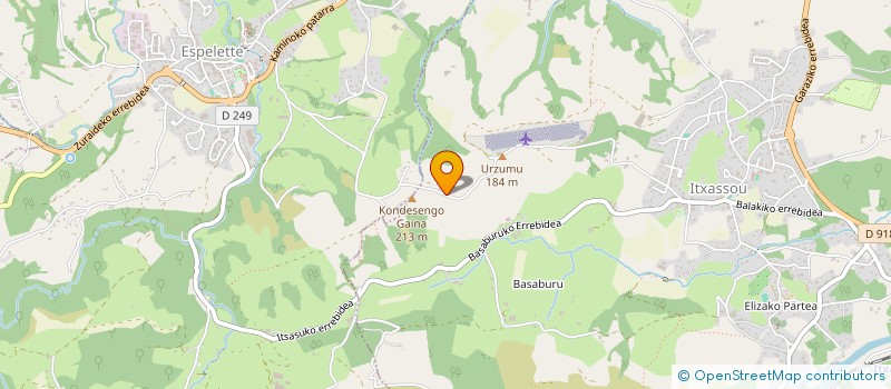 localisation de l'entreprise ZELAIA IMMOBILIER à ITXASSOU