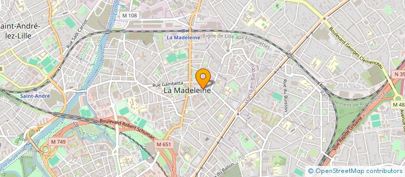 localisation de l'entreprise ZELAIAN NORMAND à LA MADELEINE