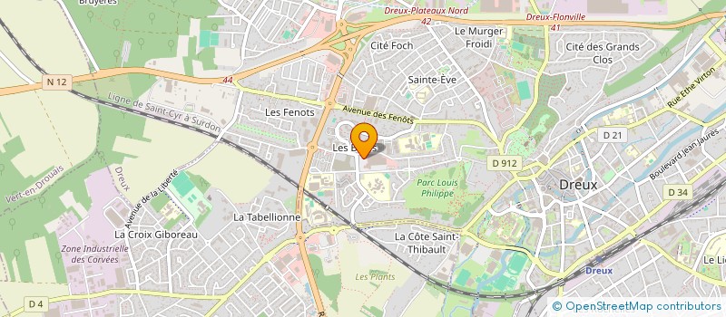 localisation de l'entreprise ZELAL à DREUX