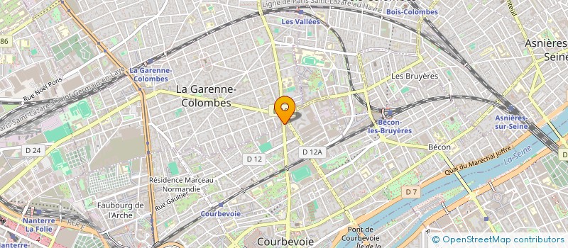 localisation de l'entreprise ZELAL BATI  COURBEVOIE