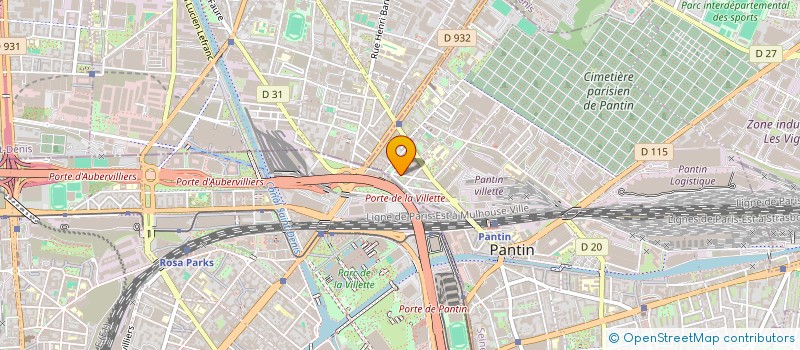 localisation de l'entreprise ZELAL FACADES  PANTIN