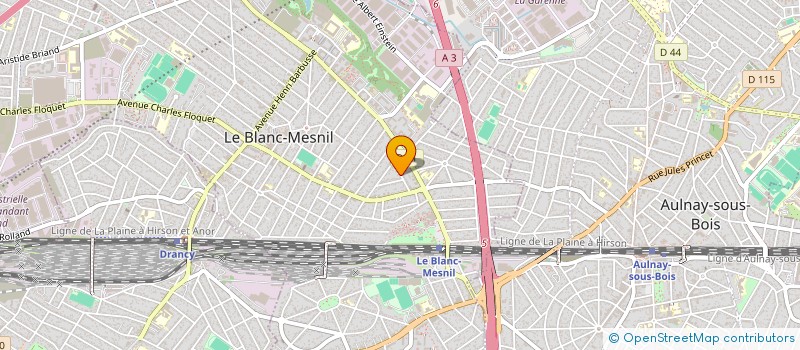 localisation de l'entreprise ZELCOS à LE BLANC-MESNIL