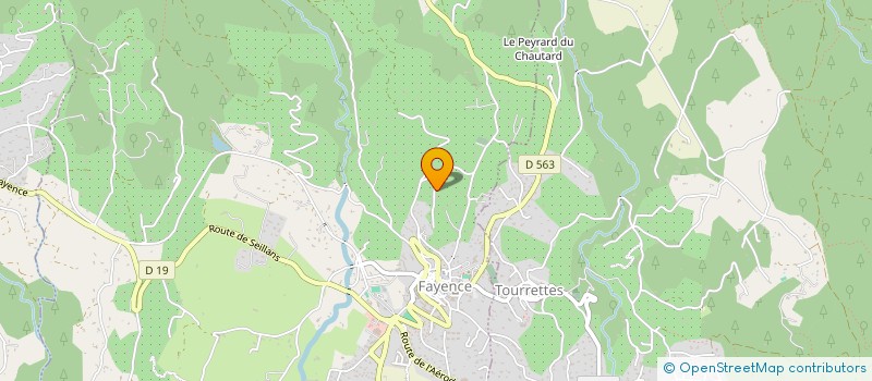 localisation de l'entreprise ZELDA  FAYENCE