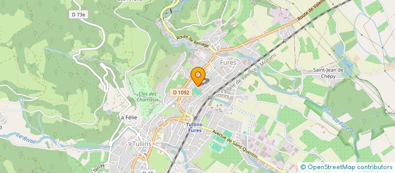 localisation de l'entreprise ZELDA  TULLINS