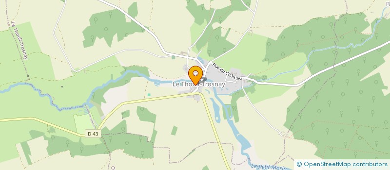 localisation de l'entreprise ZELENY à LE THOULT-TROSNAY