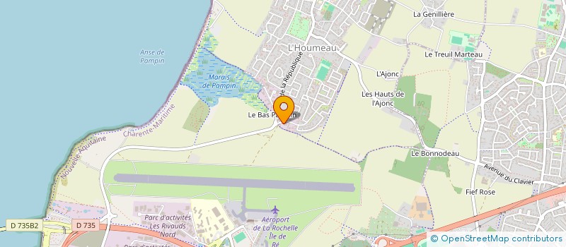 localisation de l'entreprise ZELIE  L'HOUMEAU