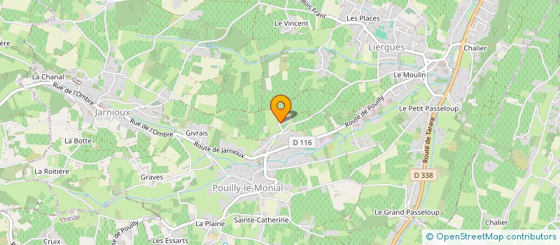 localisation de l'entreprise ZELIE à PORTE-DES-PIERRES-DOREES