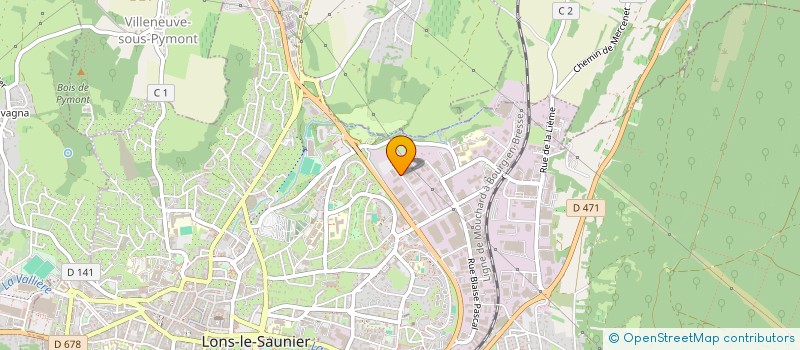 localisation de l'entreprise ZELIE MARIE IMMO  LONS-LE-SAUNIER