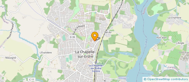 localisation de l'entreprise ZELIES à LA CHAPELLE-SUR-ERDRE