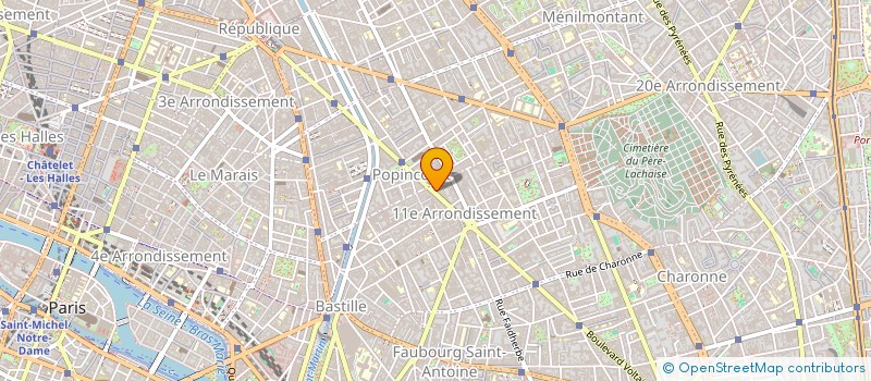 localisation de l'entreprise ZELIG  PARIS