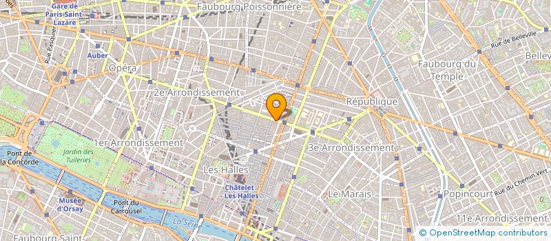 localisation de l'entreprise ZELIG à PARIS